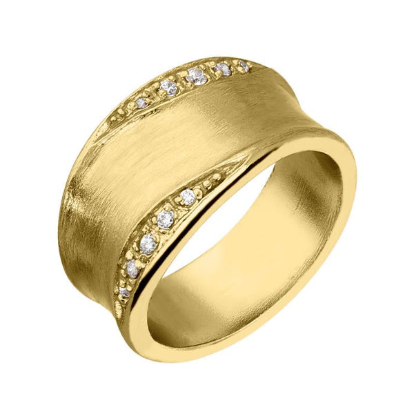 Sylva Sterling Silver Yellow Gold Vermeil Ring CHO-065
